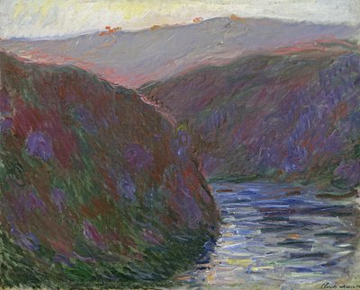 La vallée de la Creuse, effet du soir, 1889 - Claude Monet